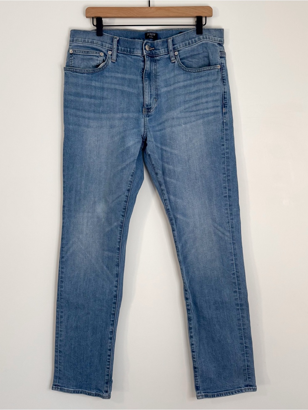 J Crew Flex Straight Medium Wash Jeans Size 33x32